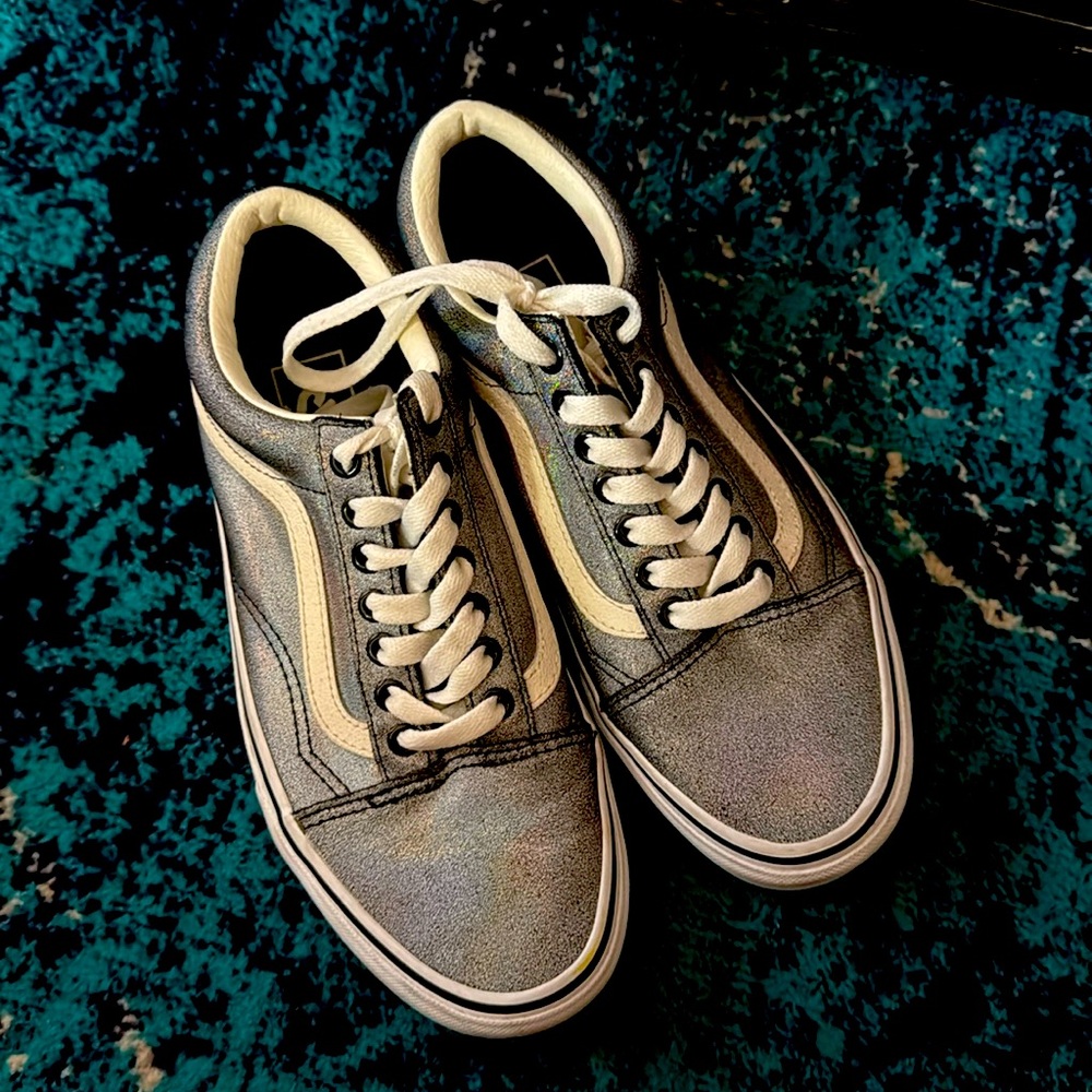 Vans Prismatic Old Skool worn once, women size 8 or Men’s size 6.5